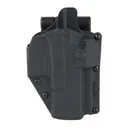 Rapid Force Rapid Force Level II Slim, Outside the Waistband Holster, Fits Glock 19/23/19x/45, Quick Detach System, Polymer, Black R2-LB-0057-R-B-L0-D - Rapid Force
