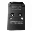 C&H Precision Weapons CHP Adapter Plate, Converts the Walther PDP 1.0/PPQ (Q4/Q5) to the Trijicon RMR/SRO, Holosun 407C/507C/508C/508T, Anodized Finish, Black, Includes Mounting Hardware WLPDP-RSH - C&H Precision Weapons
