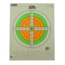 Champion Traps & Targets Fluorescent Orange/Green Bullseye Scorekeeper Target, 100 Yard Small Bore Rifle, 12 Pack 45762 - Champion Target