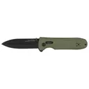 SOG Knives & Tools Pentagon XR, Folding Knife, 3.6" Straight Spear Point, G10 Grips, Olive Drab Green Handle, CTSXHP Steel, Black Titanium Nitride Finish, Black SOG-12-61-02-57 - SOG Knives
