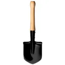 Cold Steel Spetsnaz Shovel, Special Forces, Tool, Black, Shovel, Medium Carbon Steel, Natural Wood Handle CS-92SF - Cold Steel