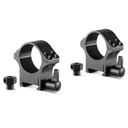 HAWKE Professional Steel 2-Piece Weaver 30mm Medium Black Scope Rings (23106) - Hawke