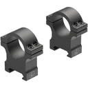 LEUPOLD Open Range Cross-Slot 1in High Matte Black 2-piece Scope Rings (180945) - Leupold