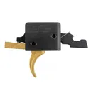 CMC TRIGGERS GoldFinger AR15/AR10 Curved Single Stage Trigger (91501GF) - Cmc Triggers