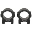 Warne Scope Mounts Vapor Horizontal, 1", Low Rings, Matte Finish, Black, Fits Picatinny V600M - Warne