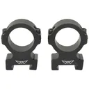 Warne Scope Mounts Vapor Horizontal, 1", High Rings, Matte Finish, Black, Fits Picatinny V602M - Warne