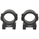 Warne Scope Mounts Vapor Horizontal, 30mm, Medium Rings, Matte Finish, Black, Fits Picatinny V614M - Warne