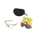 OAKLEY SI Ballistic M-Frame 3.0 Laser, Clear, Gray and Prizm Lenses Dark Bone Protective Eyewear (OO9146-16) - Oakley