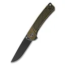 QSP Osprey Stonewashed Brass Ball Bearing Pocket Knife (QS139-D2-Osprey) - Qsp