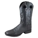 SMOKY MOUNTAIN BOOTS Mens Outlaw Western Black Boots (4056) - Smoky Mountain Boots