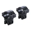 BKL Long Double Strap 30mm Medium Dovetail Scope Rings (301-MB) - Bkl