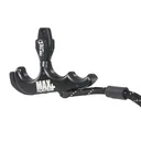 T.R.U. BALL ARCHERY 3 Finger Max Hunter Plus Black Bow Release with Lanyard (TMHP-BK) - TRU Ball