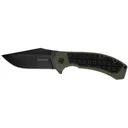 KERSHAW Faultline 3in Black/Green Folding Knife (8760) - Kershaw Knives