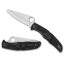 SPYDERCO Pacific Salt 2 Lightweight Black PlainEdge Folding Knife (C91PBK2) - Spyderco
