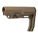 MFT Battlelink Minimalist Commercial-Spec Scorched Dark Earth Fixed Buttstock (BMSSDE) - Mission First Tactical