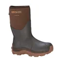 DRYSHOD Mens Haymaker Mid Brown/Peanut Hard-Working Farm Boot (HAY-MM-BR) - Dryshod