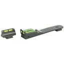 Hi-Viz Litewave, Front & Rear Sight Set, Fits Henry H001T/H003T/H004/H010B Rifles, Front Sight Includes Green Red White Litepipes, Rear Sight Includes Two Non-Replaceable Green Litepipes HHVS450 - HIVIZ