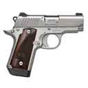 KIMBER Micro Stainless Rosewood .380 ACP 2.75in 7rd Pistol with Night Sights (3300207) - Kimber