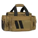 SAVIOR EQUIPMENT Specialist Series Dark FDE Semi Hard Triple Pistol Range Bag (RA-3GUN-WS-TN) - Savior Equipment