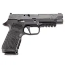WILSON COMBAT/SIG WCP320 Full-Size 9mm 4.7in 2x 17rd Mags Black Module Pistol, Action Tune with Straight Trigger (SIG-WCP320F-9BATS) - Wilson Combat
