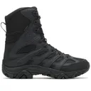MERRELL Moab 3 Black 8in Zip Waterproof Wide Tactical Boots (J003907W) - Merrell
