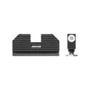 NIGHT FISION Costa Ludus Glock 17/19/34 White Front Ring Horizontal Tritium Bar Rear Night Sight Set (GLK-001-010-WGXG) - Night Fision