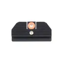 NIGHT FISION Accur8 Glock 17/19/34 Orange Front Ring, Black Ring One-Dot Rear Night Sight Set (GLK-001-015-OGZG) - Night Fision