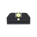 NIGHT FISION Accur8 Glock 17/19/34 Yellow Front Ring, Black Ring One-Dot Rear Night Sight Set (GLK-001-015-YGZG) - Night Fision