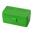 MTM Case-Gard 50 Round Flip-Top 22 Hornet Green Ammo Box (22-HORN-10) - Mtm