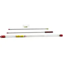 Pro-Shot Products Cleaning Rod, 2 Piece, 10 Guage-410 Guage, 36" Length, Includes Brass Patch Hook, Plastic Tube 2PS-36-10-410 - Pro-Shot