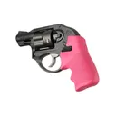 HOGUE Ruger LCR Finger Groove Pink Rubber Tamer Cushion Grip (78027) - Hogue