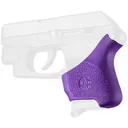 HOGUE HandAll Hybrid Crimson Trace Button Purple Grip Sleeve For Ruger LCP (18116) - Hogue
