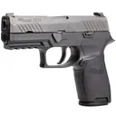 HOGUE Wrapter Rubber Adhesive Grain Texture Black Grip For Sig Sauer P320 9/40/357 Medium Grip Module Compact (17660) - Hogue
