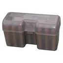 MTM Flip-Top 338 WSM 45-70 450 Marlin 22 Round Clear Smoke Ammo Box (RF22-SM-41) - Mtm