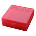 MTM Flip-Top 41 44 45 LC 100 Round Clear Red Ammo Box (P-100-44-29) - Mtm