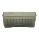 MTM Slip-Top 223 Rem 204 Ruger 222 Rem Mag 20 Round Clear Smoke Ammo Box (J-20-XS-41) - MTM Case-gard