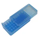 MTM Side Slide 45 ACP 50 Round Clear Blue Pistol Ammo Box (P50SS-45-24) - MTM Case-gard