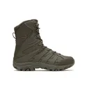 MERRELL Men's Moab 3 8in Dark Olive Tactical Waterproof Boots (J004109) - Merrell