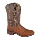 SMOKY MOUNTAIN BOOTS Men's Danville Cognac and Brown Crackle Leather Western Boots (4048) - Smoky Mountain Boots