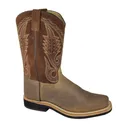 SMOKY MOUNTAIN BOOTS Men's Boonville Brown Distress Leather Western Boots (4028) - Smoky Mountain Boots