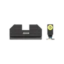 NIGHT FISION Costa Ludus Glock 17/19/34 Yellow Front Ring, Horizontal Tritium Bar Rear Night Sight Set (GLK-001-010-YGXG) - Night Fision