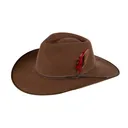 OUTBACK TRADING Cooper River Heather Cognac Hat (1391-HCG) - Outback Trading