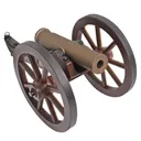 TRADITIONS Mountain Howitzer .50 Cal 6.75in Black Powder Mini Cannon with Burnt Bronze Barrel (CN8061) - Traditions Firearms