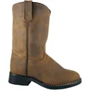 SMOKY MOUNTAIN BOOTS Boys Roper Brown Oil Distress Western Boots (3036T) - Smoky Mountain Boots