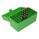 MTM Flip-Top 22-250 6mm PPC 7mm BR 50 Round Green Ammo Box (RS-S-50-10) - Mtm