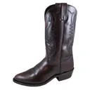 SMOKY MOUNTAIN BOOTS Men's Denver Black Cherry Leather Western Boots (4036) - Smoky Mountain Boots