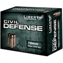 LIBERTY AMMUNITION Civil Defense 10mm Auto 20rd/Box 60gr Ammo (LA-CD-10-032) - Liberty Ammunition