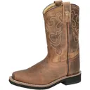 SMOKY MOUNTAIN BOOTS Kids Pueblo Dark Crazy Horse Western Boots (3520) - Smoky Mountain Boots