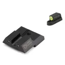 NIGHT FISION Perfect Dot Yellow Front Ring/U Notch Black Rear Rings Night Sight Set For CZ P-07/P-09 (CZU-076-007-YGZG) - Night Fision