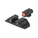 NIGHT FISION Orange Front Ring/Black Rear Rings Night Sight Set for Glock 42/43/43X (GLK-003-003-OGZG) - Night Fision
